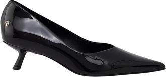 Anine Bing Schoenen, Dames, Zwart, 38 EU, Leer, Zwarte leren pumps
