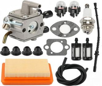 OEM Carburador Fs250 Para Desbrozadora Stihl Fs120 Fs200 Fs 250 Fs300. Reemplaza La Bobina De Encendido 4134 120 0603 Con La Bobina De Encendido 4134 400 