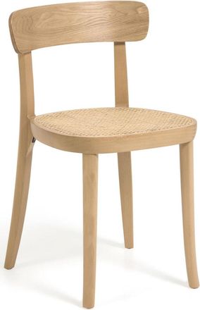 K Home Massivholzstuhl Romano mit Wiener-Gefelcht, Natur