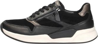 Gabor Rollingsoft Sneakers Laag - Dames - Sneakers - Zwart - 35 1/2 EU - Schoenen