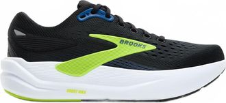 Brooks Mens Ghost Max 3 Shoes In Black/navy/acid Lime