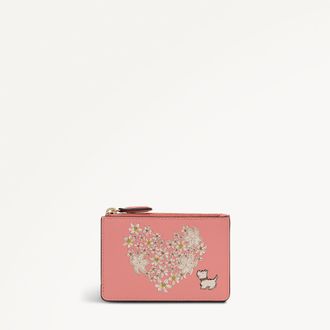 Radley London Tea Rose Small Zip Card & Coin Holder Love You Lots SS26 Radley London