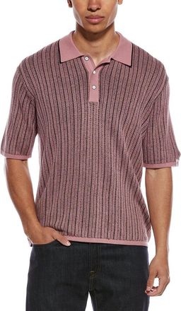 Rag & Bone Harvey Garment Dyed Polo Shirt