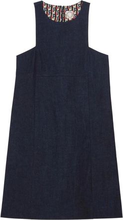 Ines De La Fressange Polly Dress - Dames - Korte kleedjes - Blauw - 2XS - Katoen - Kleedjes