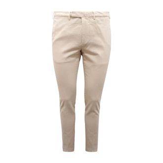 Santaniello Chinos, male, White, Size: S Evoluto Trousers 598T-Evo
