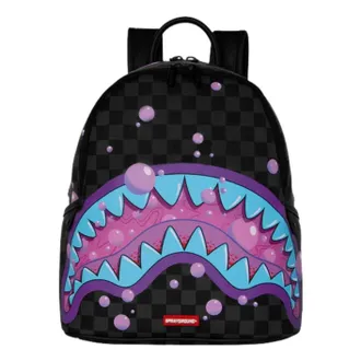 Sprayground Purple Slime Takeover Savage Backpack Black B8955