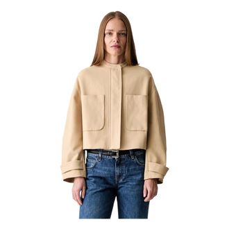 Maison Kitsun&eacute; Donna, Giacche, Beige, S, new