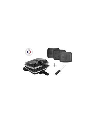 Lagrange Croque-gofre-obleas 3 Platos 1000w Negro - 039624