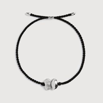 Monica Vinader Sterling Silver Antica Cord Bracelet