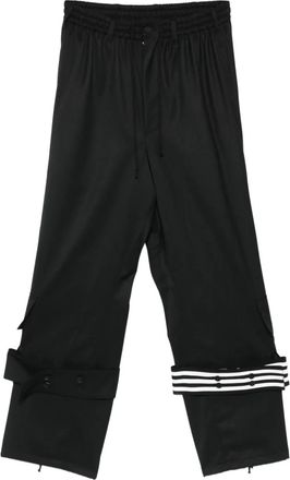 Yohji Yamamoto elastic-waist track pants - Black