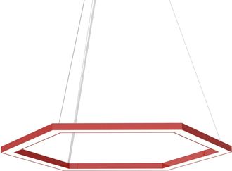 Lumicom Esagono L&aacute;mpara De Techo &Oslash;60 Monocolor Brillo