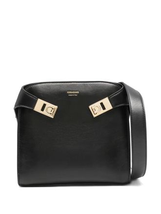 Ferragamo small Hug buckle bag - Black