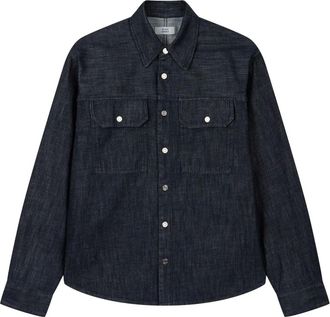 STUDIO TOMBOY Camicia denim con tasche - Blu