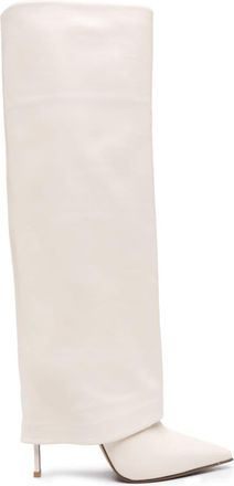 Le Silla 120mm Andy boots - women - Calf Leather/Calf Leather/Calf Leather/Rubber - 38.5 - Neutrals