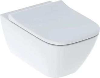 Keramag Keramag - Geberit Smyle Square Set Wc Suspendido, Forma Cerrada, Sin Borde