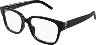 Saint Laurent SL M150 001 - Dames - Brillen - Zwart - 55 MM - Accessoires