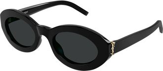 Saint Laurent SL M136/F Asian Fit 001 Womens Sunglasses Black Size 53