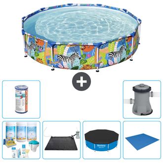 Bestway Piscina Bestway Steel Pro Redonda - Selva - 305x66 Cm - 7-piezas S21634