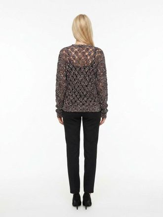Dolce & Gabbana Womens Blue Cashmere Sweatshirt Clothing