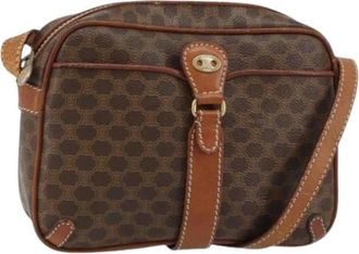Celine Pre-owned Cross Body Bags, female, Brown, Size: ONE SIZE Pre-owned Vintage Shoulder Bag
