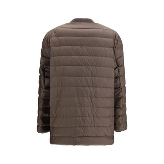 Moncler Mens Brown Goose Down Bomber Clothing