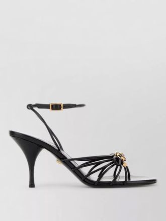 Versace lamb leather strappy sandals