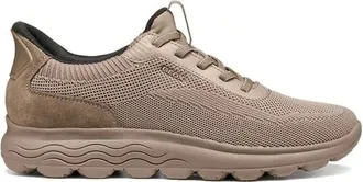 Geox Spherica Plus - Dames - Sneakers - Beige - 36 EU - Leer - Schoenen