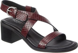 Rag & Bone Rag & Bone Geo Block Embossed Leather Sandal