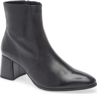 Regarde le ciel Millie Block Heel Bootie in Delice Black at Nordstrom, Size 10.5-11Us