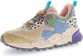 Flower Mountain Kotetsu Faux Shearling Sneaker in Mustard at Nordstrom, Size 11Us