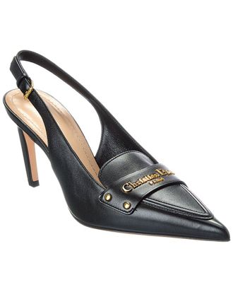 Dior Boy Leather Slingback Pump
