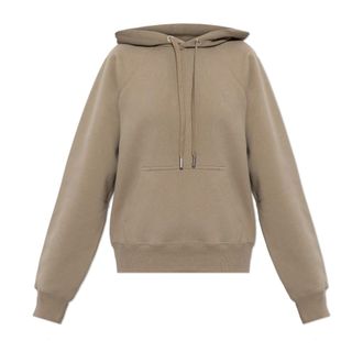 Ami Hoodies, female, Beige, Size: 2XS Oversize Hoodie