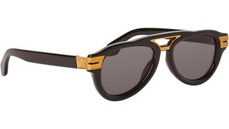 Palm Angels Paradise Grey Pilot Unisex Sunglasses PERI100 1007 53