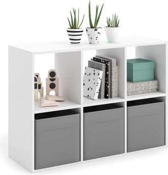 OEM Estanter&iacute;a Loni Blanca 2x3