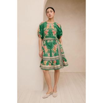 Raishma Petula Green Dress at Nordstrom, Size 12
