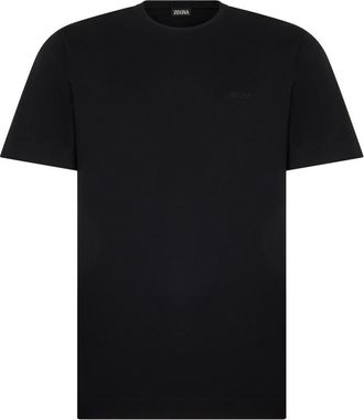 Ermenegildo Zegna Black Short Sleeves T-Shirt