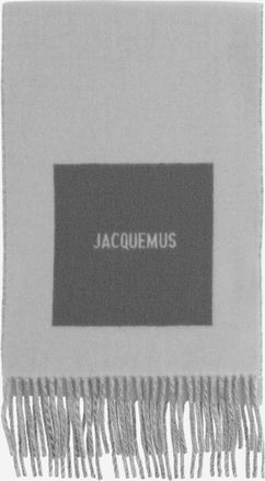 Jacquemus Wool Scarf With Logo