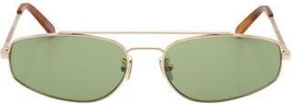 Retro Superfuture 59mm Round Sunglasses in Gold at Nordstrom Rack