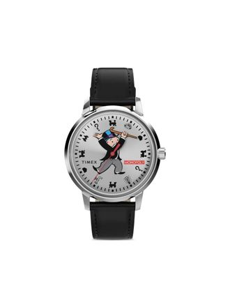 Timex x Monopoly Marlin 38mm - men - stainless steel - One Size - White