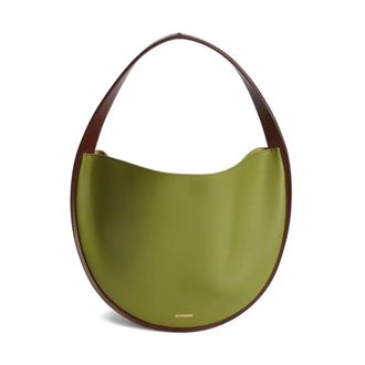 Jil Sander Shoulder Bags, female, Green, Size: ONE SIZE Shoulder Bag