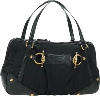 Gucci Pre-owned Handbags, female, Black, Size: ONE SIZE Pre-owned Vintage Hand Bag