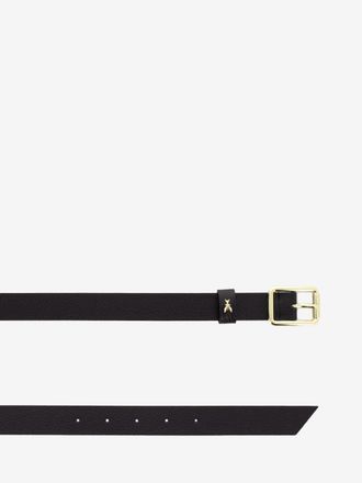 Patrizia Pepe Cintura logo fly black / light gold