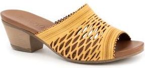 Bueno Lillian Slide Sandal in Mustard at Nordstrom Rack, Size 10.5-11Us / 42Eu