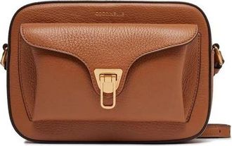 Coccinelle Beat Soft Handtas - Dames - Schoudertassen - Bruin - ONE Size - Katoen - Tassen