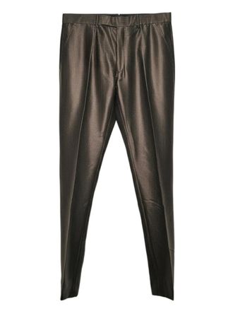 Tom Ford Geribbelde broek - Groen