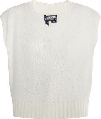 Dreimaster Dreimaster Slipover Dames wolwit