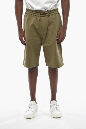 Saint Laurent Shorts in Felpa a Tinta Unita con Elastico in Vita Saint Laurent