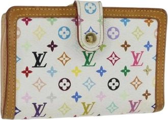 Louis Vuitton Pre-owned Wallets, female, Multicolor, Size: ONE SIZE Pre-owned Canvas Wallet