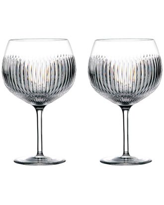 Waterford Set Of 2 Gin Journeys Aras Balloon Glasses