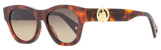 Lanvin Womens Mother & Child Sunglasses LNV604S 272 Red Havana 55mm